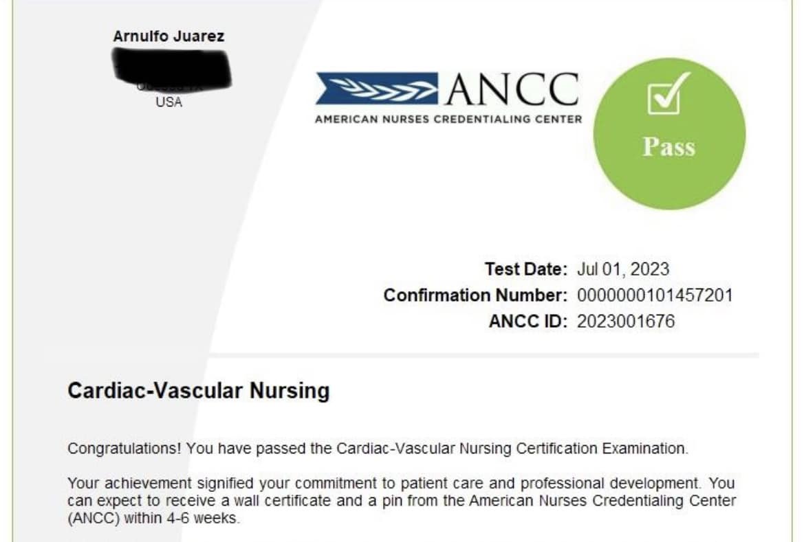 buy original ANCC/AANP certificate